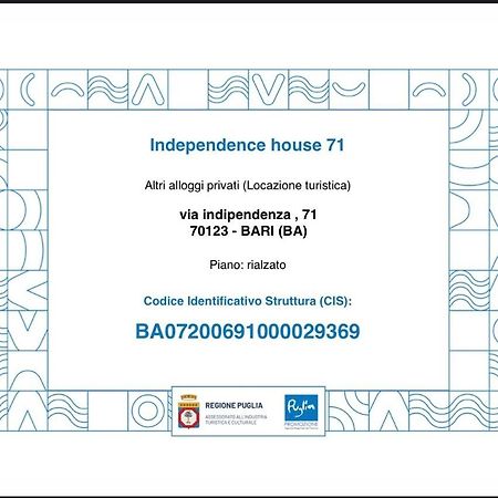 Independence House 71 Apartment Bari Luaran gambar